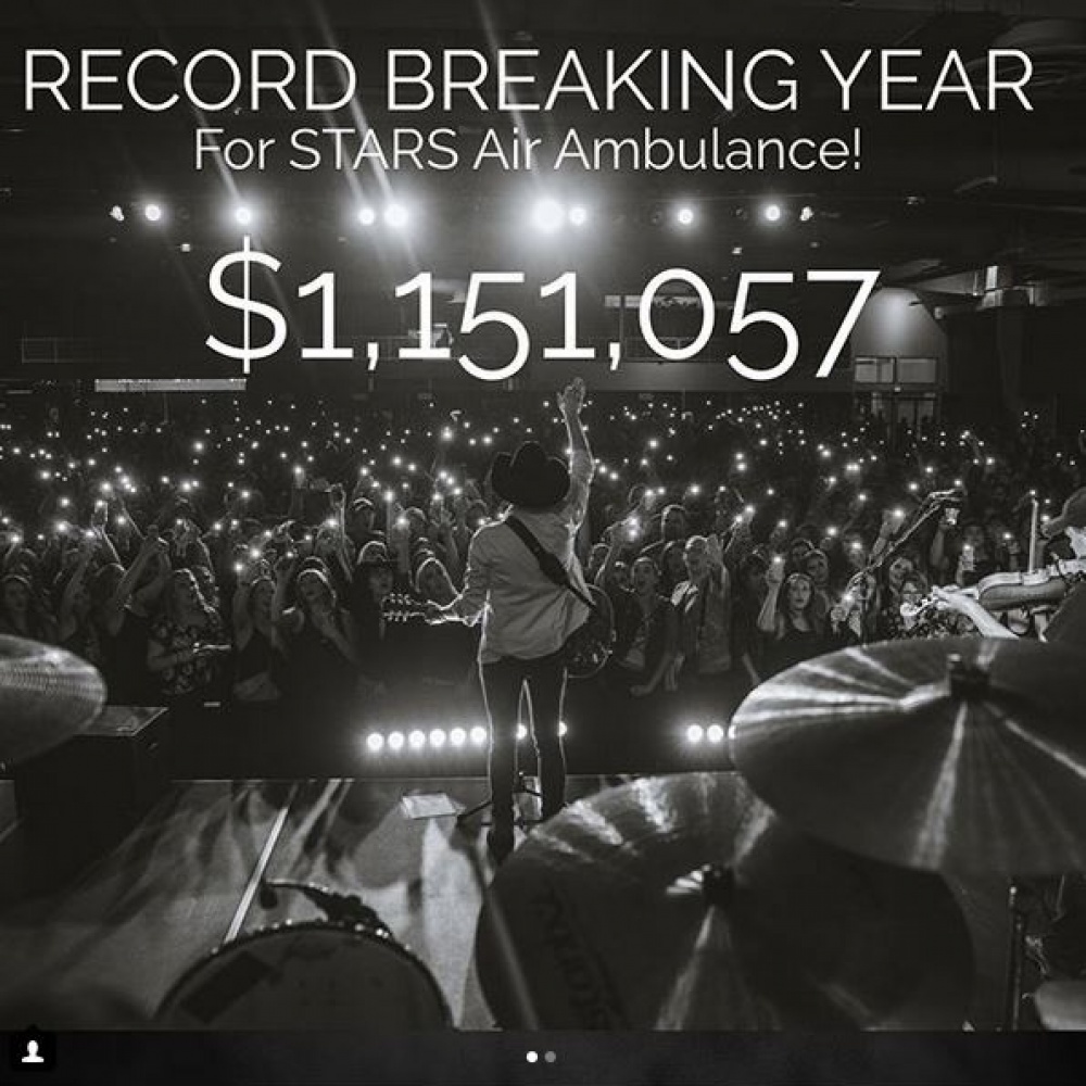 Brett Kissel Helps Raise Record $1.15 million for STARS