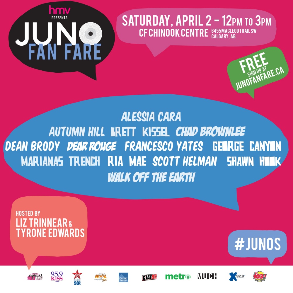 Brett at JUNO Fan Fare