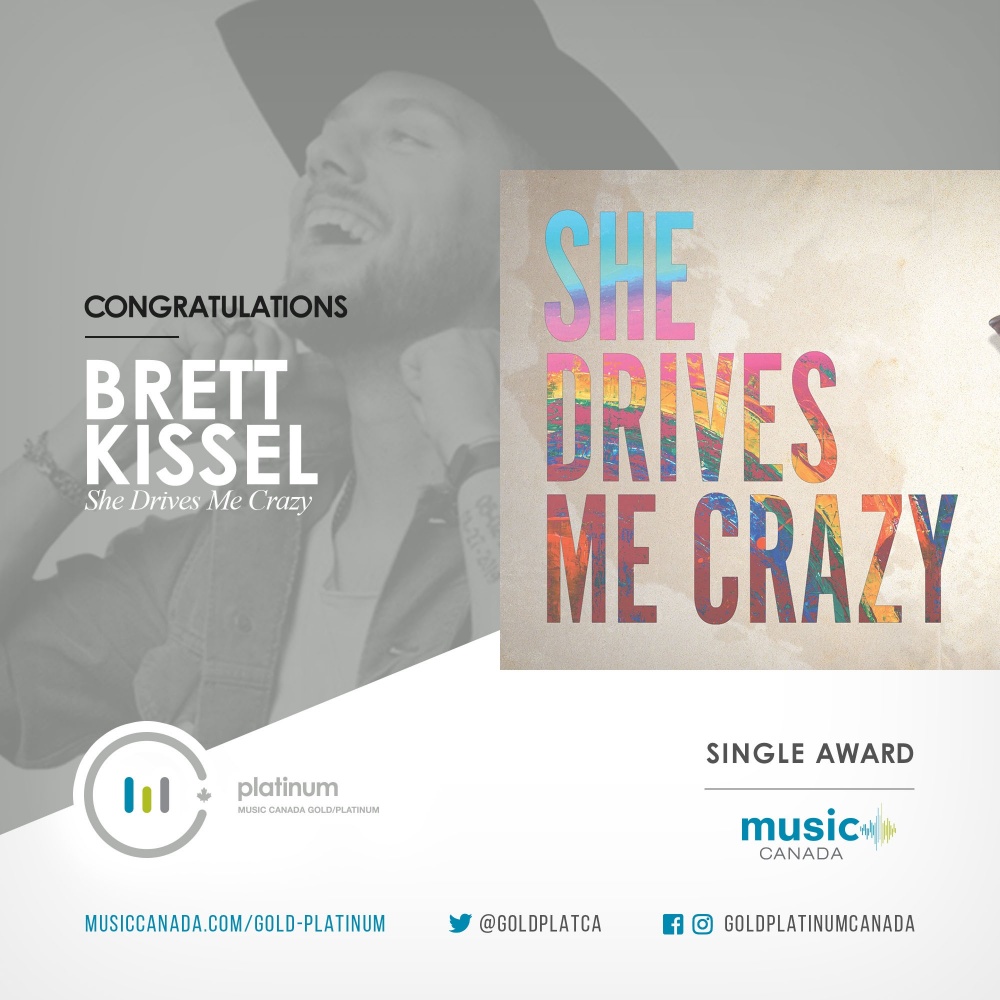 “SHE DRIVES ME CRAZY” GOES PLATINUM!